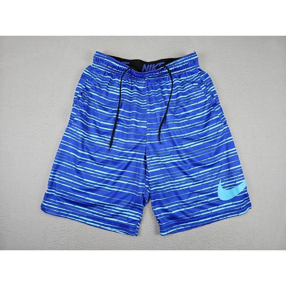 Nike Shorts Predator Dri Fit Men's Medium Blue Training Basketball Gym 833267